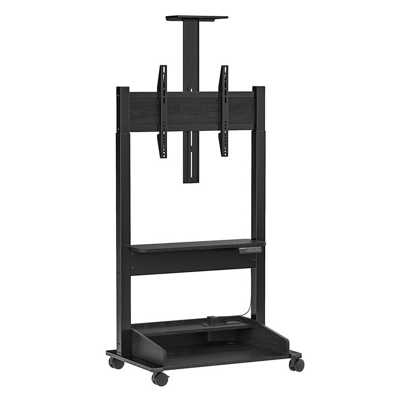 DQ Wall-Support Zelos black Mobile – Elektrischer Stand-TV-Ständer